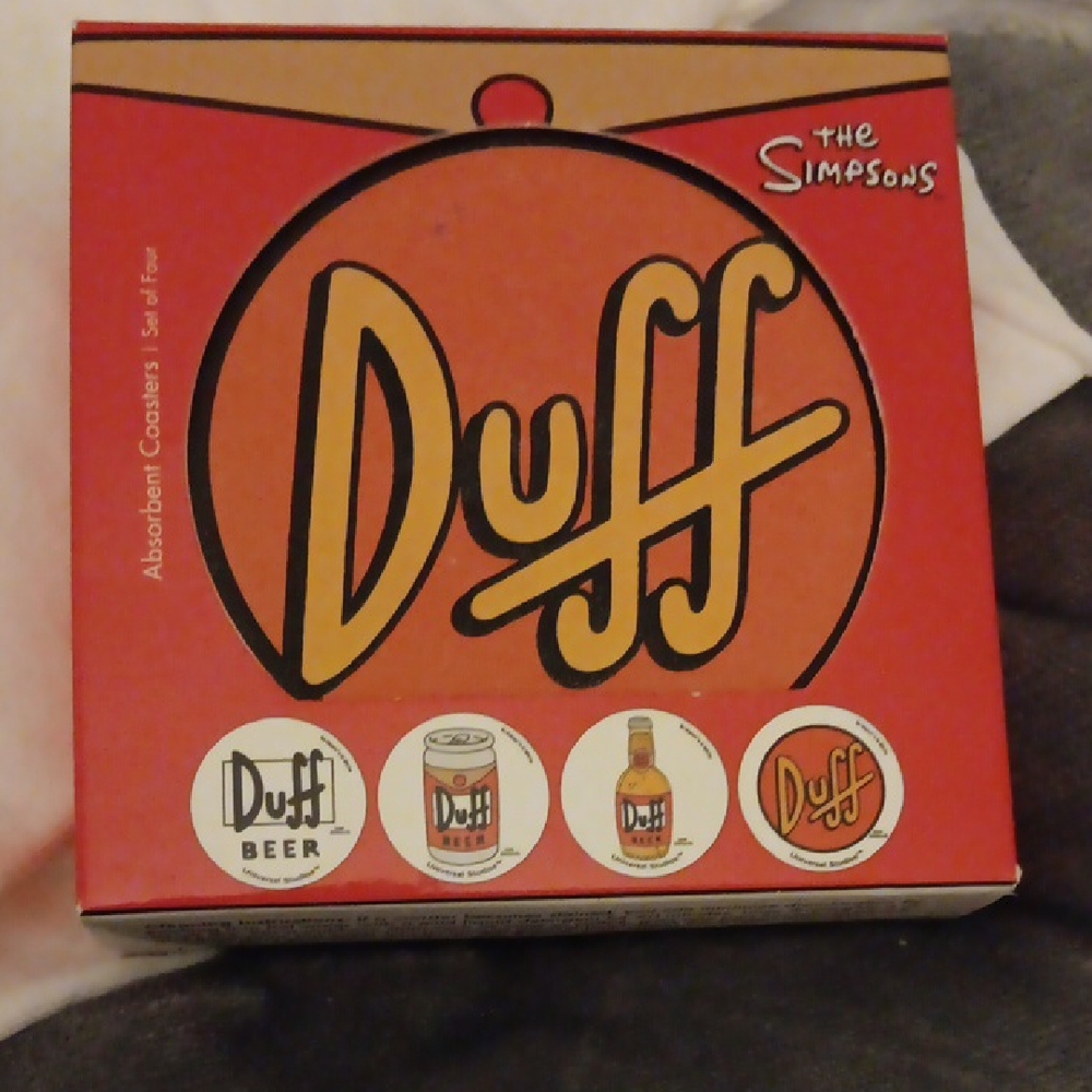 Duff The Simpsons Coasters - Red